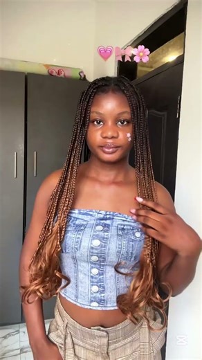 How to style your SPIRAL BRAIDS 💗🎀🌸#hairstyle #howtostylelonghair