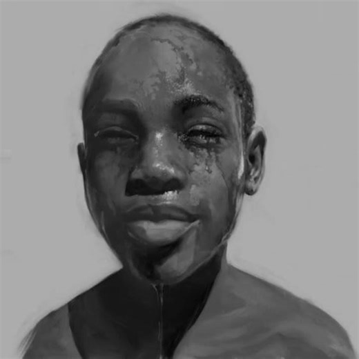 Digital Portrait Painting (Value Study)