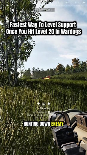 Fastest Way To Level Support Once You Hit Level 20 In Wardogs