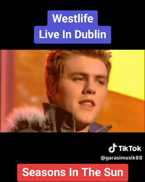 Westlife Live in Dublin - Seasons In The Sun Concert Performance