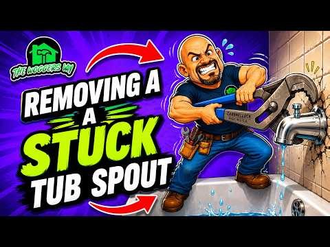 Remove A Stuck Tub Spout #plumbing