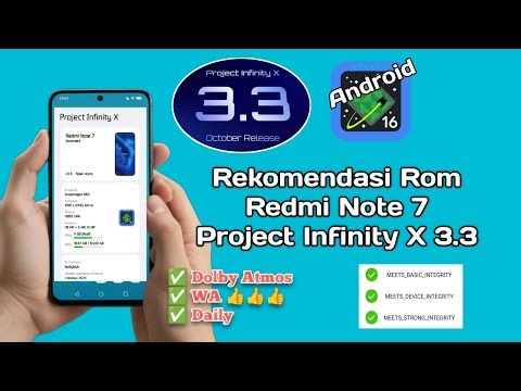 Android 16 For Redmi Note 7,, Project Infinity X version 3.3