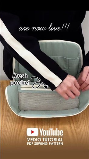 DIY Multi-Compartment Bag | PDF Sewing Pattern + Full Video Tutorial #SewingProjects #DIY #Sewing