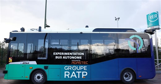 La RATP teste un bus entièrement autonome