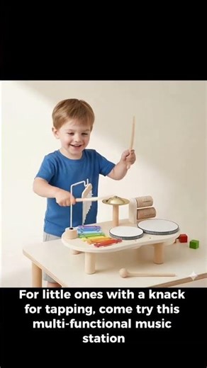 Montessori Wooden Music Table for Kids - Unleash Musical Talent #montessoritoys #montessori