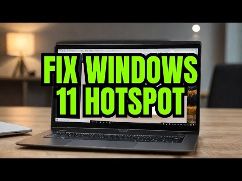Easy Fix: Windows 11 Mobile Hotspot Not Working!
