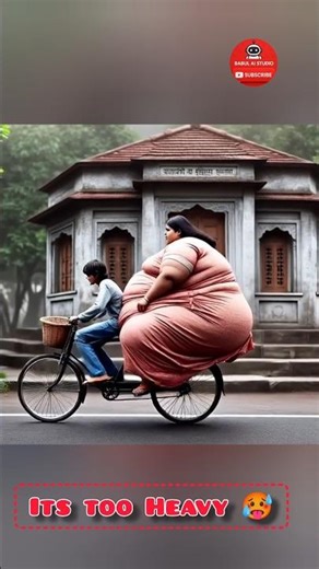 It's too Heavy 😱😱🥵 #status #comedy #funny #trendingshorts #ai #fat
