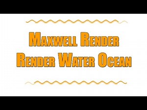 Let's Show #207 - Blender Maxwell Render Tutorial - Render Water Ocean