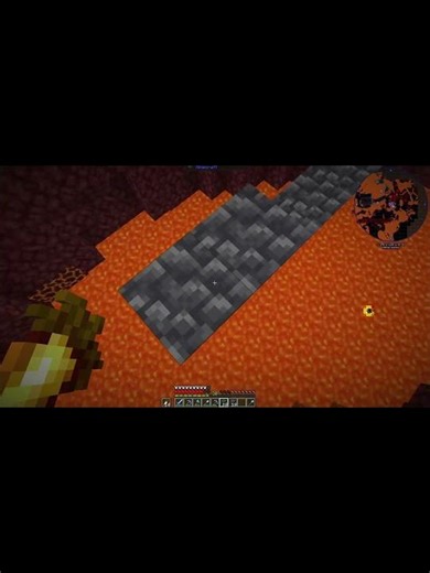 a Drag clicker in the Nether