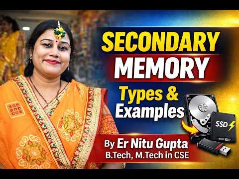 What is Secondary Memory? Full Explanation with Examples | Computer Fundamentals