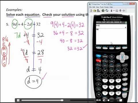 Solve Multi-Step Equations (Spanish version)