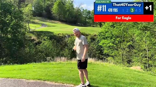 5 birdies, 1 eagle... so why didn’t he break par?