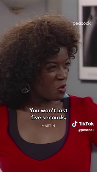 He had to lock in for a second 🔒 #Martin is streaming now on Peacock. #MartinLawrence #TishaCampbell #90sSitcom