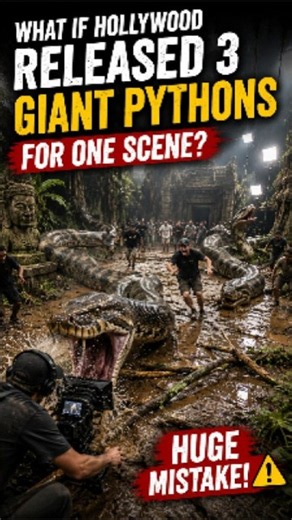Behind the Scenes of a Snake Movie #movies #behindthescenes