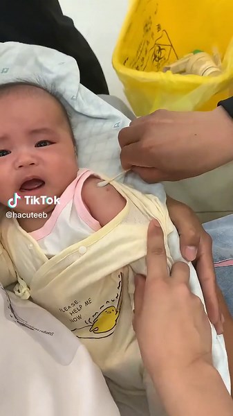 Baby Crying While Getting a Vaccine Injection