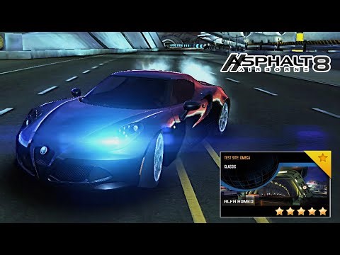 Asphalt 8 | SEASON 2:MORE THAN RACING / Test Site: Omega Classic Alfa Romeo (Alfa Romeo 4C 【PRO】)