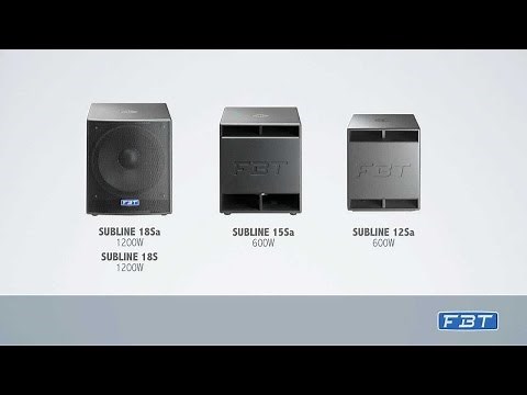 FBT SUBLine Subwoofer systems