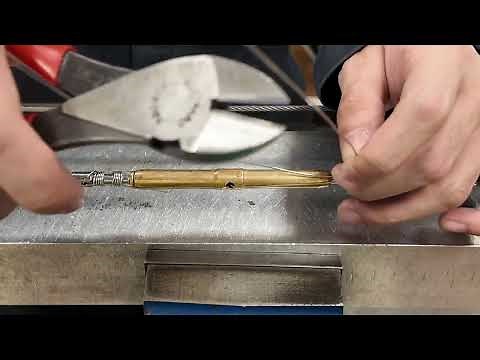 Aircraft cables double wrap turnbuckle safety method.