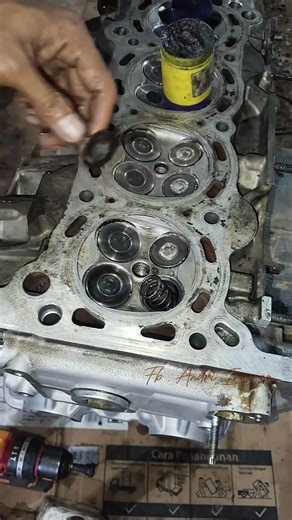 fast and safe way to grind valves ‼️ #reelsvideo #automotive #fblifestyle #engineering | Andri Irawan