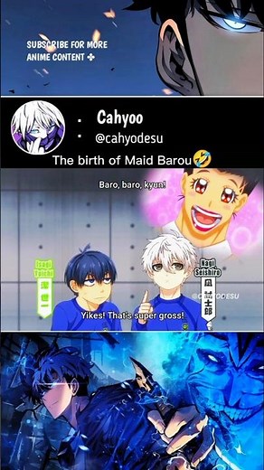 The birth of Maid Barou🤣 | Anime : Blue Lock #anime #animeedit