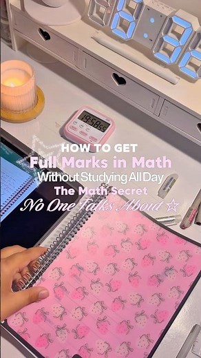 How to get full marks in math📚 #studytips #maths #shorts