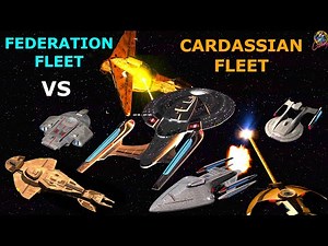 Dominion War Battle Starfleet VS Cardassian Fleet - Star Trek Starship Battles