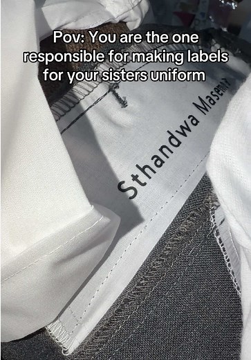 DIY Cricut Labels for Back to School Uniforms