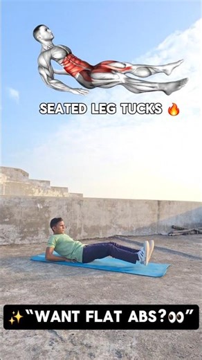 💥 Abs Workout You Can Do Anywhere | Seated Leg Tucks Step-by-Step