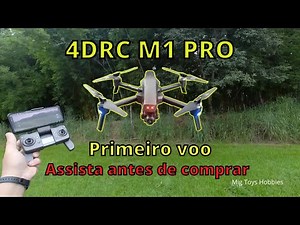 4DRC M1 PRO Primeiro vôo, não compre antes de ver esse vídeo