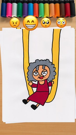 Gothel Emoji Challenge #Tangled #Rapunzel #Gothel #villain #bellapoarch #emoji #emojichallenge #drawing #posca #kids