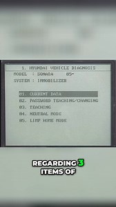 Unlock the secrets of key teaching information! This video tutorial reveals how to access and interpret crucial data points on your vehicle's dashboard, including registered transponders, engine ECM status, and ignition key information. Learn to utilize this essential data for enhanced vehicle understanding. ['#VehicleDashboard', '#KeyTeachingInformation', '#AutomotiveTutorial', '#ECMStatus', '#TransponderData', '#IgnitionSystem', '#CarMaintenance', '#AutoRepair', '#VehicleDiagnostics', '#DIYAut
