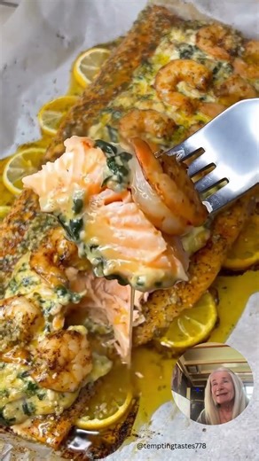 Perfectly Baked Salmon & Shrimp Every Single Time #recipe #foodie
