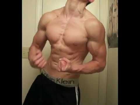 Flexing Massive Biceps & Shredded Abs Posing 💪