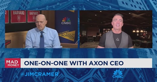 Axon CEO Rick Smith goes one-on-one with Jim Cramer