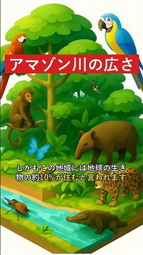 アマゾン川の広さ #ネタチャンネル #Shorts #雑学 #豆知識 #社会の雑学 #アマゾン川 #アマゾン #南米 #ブラジル #世界の雑学 #地理 #自然 #川 #知って得する #Amazon