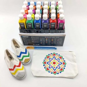 [Hot Item] Fabric Textile Paints Dye for Fabric, Canvas, Wood, Ceramic, Glass Art Paintings