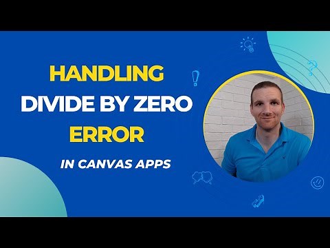 Power Apps - Handling Divide by Zero Errors in Canvas Apps