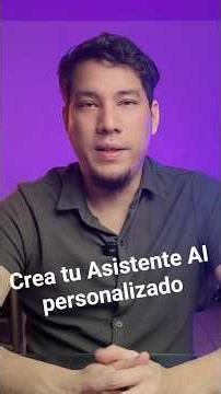 Cómo crear un asistente IA en minutos (Tutorial fácil) #aichatbot #aiassistant #negocios