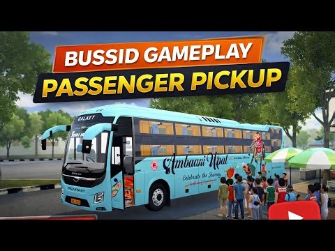 Volvo Bus Passenger Pickup 🚍 | BUSSID Realistic Gameplay | HD Mod