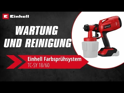 Wartung und Reinigung von Farbsprühsystemen | Einhell Service