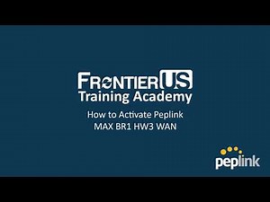 How to Activate Peplink MAX BR1 HW3 WAN