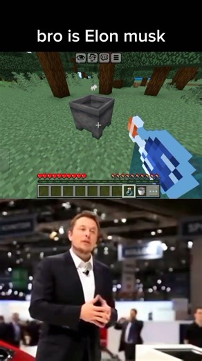 Bro is Elon musk #minecraft #shorts