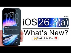 iOS 26.3 (a) Security Update is Out! - What's New?