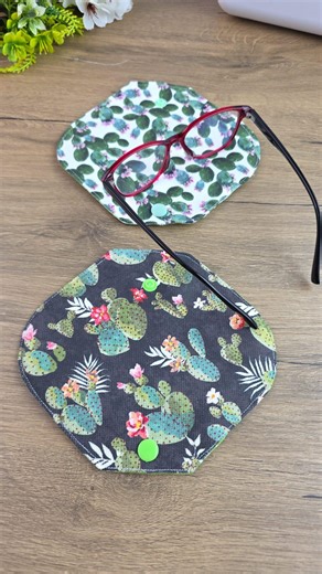 Glasses Case Fabric Sewing Pdf Pattern for Beginners .video Tutorial - Etsy