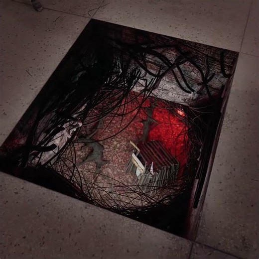 This looks straight out of Stranger Things… but it’s CGI #blender3d #shorts