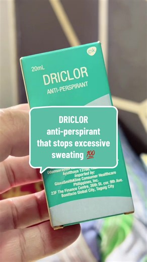 Driclor: Solusyon sa Hyperhidrosis at Sobrang Pagpawis