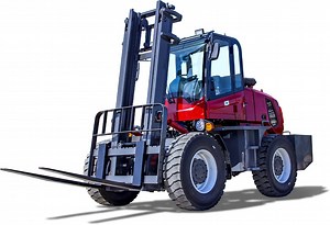 [Hot Item] Tobemac 3.5t 4X4 off Road Forklift Rough Terrain Forklift Truck Small All Terrain Forklift
