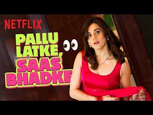 Taapsee Pannu vs Saas 👀 EPIC Saree Showdown | Haseen Dillruba | Netflix India