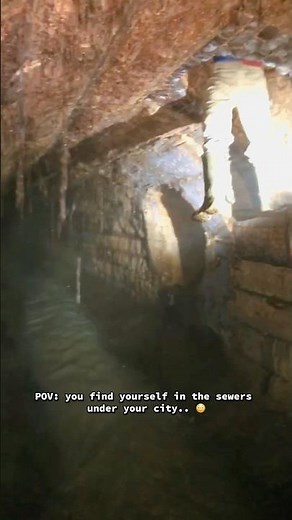 Exploring the Sewers under Minneapolis.. 😳 #shorts