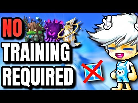 How YOU Can Get to LV 250 WITHOUT Training in Maplestory Reboot